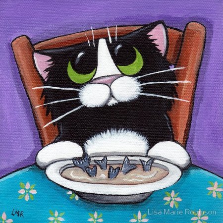 Нарисованные коты от Lisa Marie Robinson