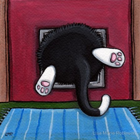 Нарисованные коты от Lisa Marie Robinson