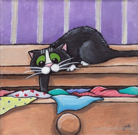 Нарисованные коты от Lisa Marie Robinson