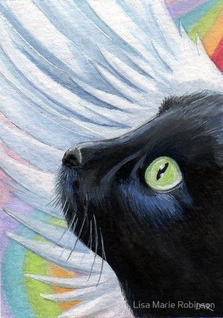 Нарисованные коты от Lisa Marie Robinson