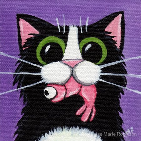 Нарисованные коты от Lisa Marie Robinson
