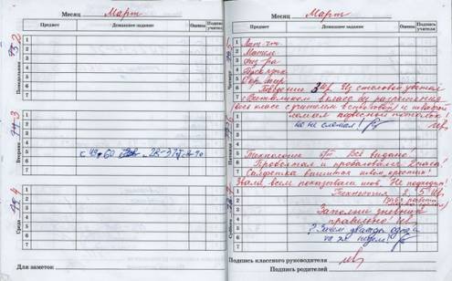 Смешные записи в школьных дневниках Смешные записи в школьных дневниках