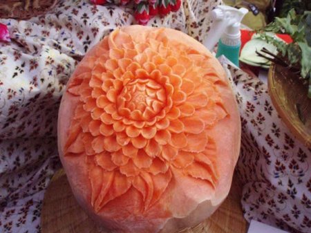 Карвинг - режим овощи красиво