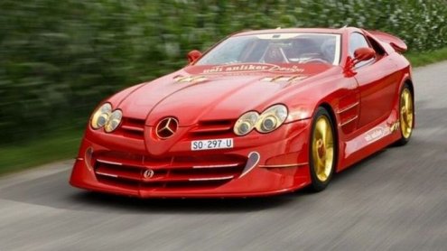 Mercedes-Benz SLR McLaren Red Gold Dream - цена этого чуда 11 000 000 долларов.