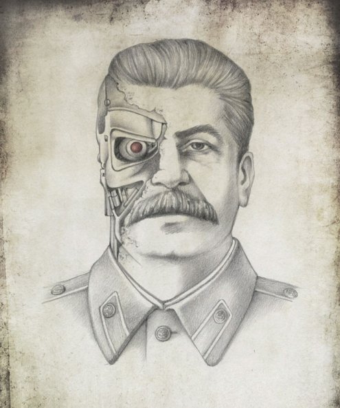 Московская художница Виктория Царькова создала серию картин «NO POLITICS. JUST A JOKE»