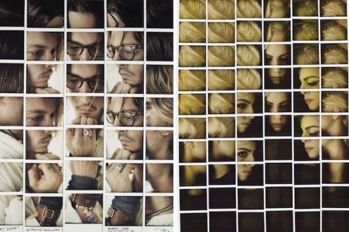 Уникальные фотопортреты-мозаики знаменитостей с помощью Polaroid.