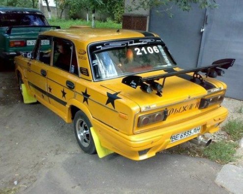 Подборка автомобилей переделанных народными умельцами