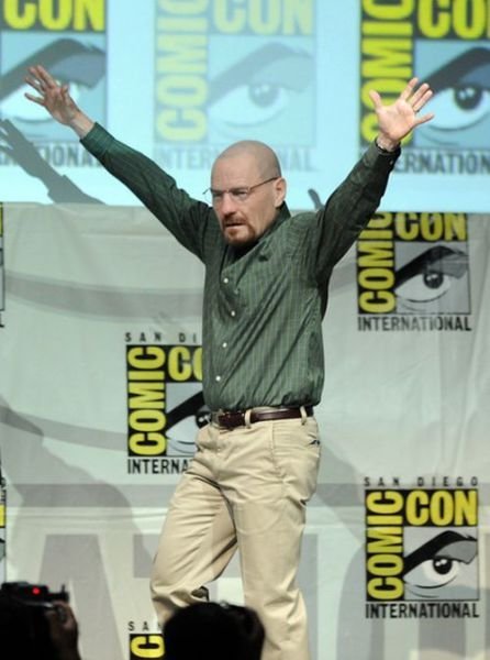 Уолтер Уайт из сериала "Во все тяжкие" на Comic-Con
