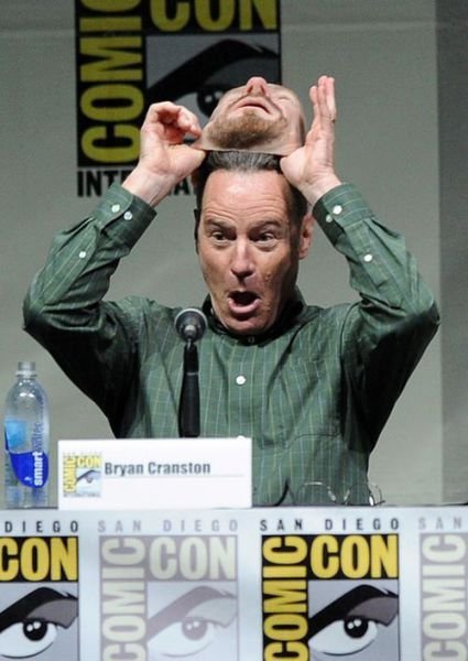 Уолтер Уайт из сериала "Во все тяжкие" на Comic-Con
