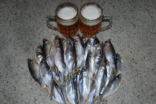 Пиво с рыбой или пятничное настроение.