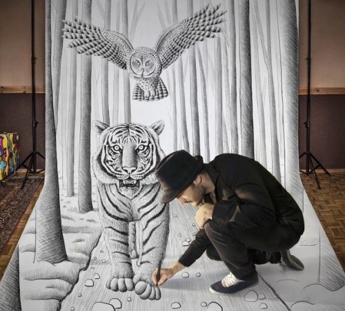 3D-рисунки карандашом 3D-рисунки карандашом