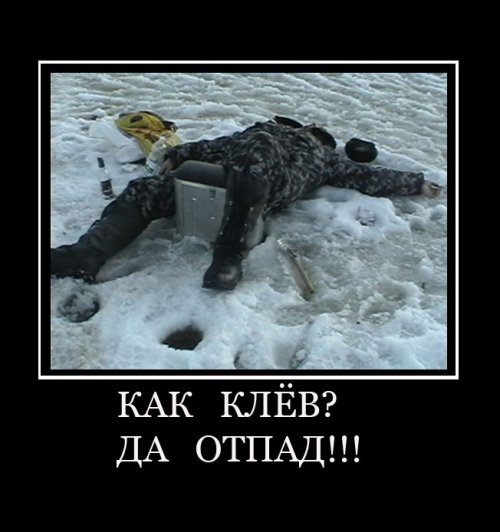 Демотиваторы про рыбалку