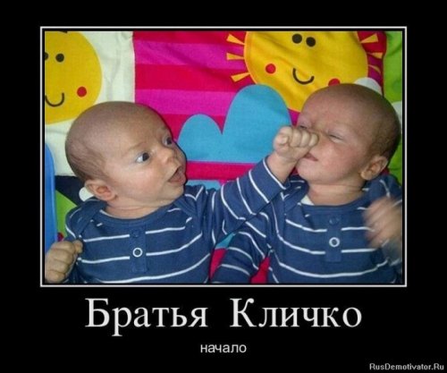 Демотиваторы про Кличко